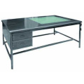 Medical Linen Folding Table Wtih Drawers